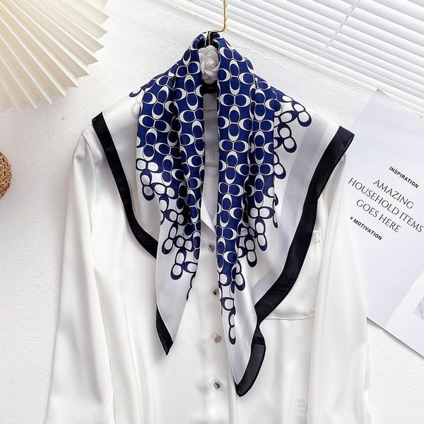 scarves 2021 summer silk scarf square women shawls and wraps fashion office small hair neck hijabs foulard 70*70cm, Blue;gray
scarves 2021 summer silk scarf square women shawls and wraps fashion office small hair neck hijabs foulard 70*70cm, Blue;gray