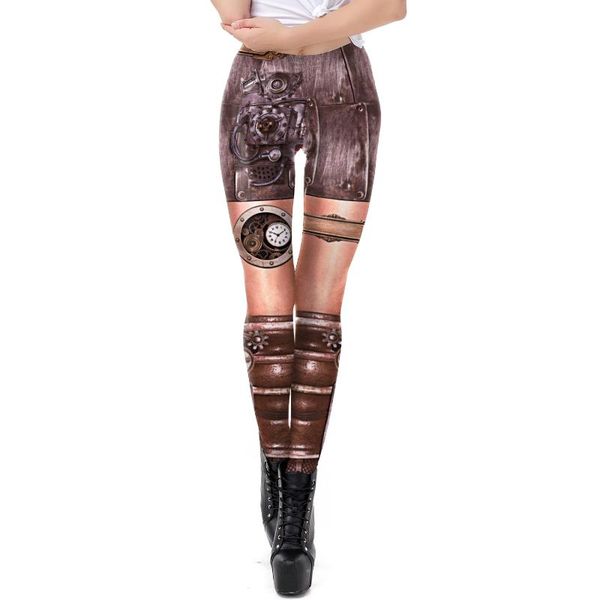 women's leggings push up workout fitness fashion steampunk gear printed women pants casual streetwear elastic plus size tight, Black
women's leggings push up workout fitness fashion steampunk gear printed women pants casual streetwear elastic plus size tight, Black