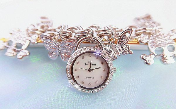female watch bling diamand woman bracelet famous luxury brands silver elegant unique small wrist wristwatches, Slivery;brown
female watch bling diamand woman bracelet famous luxury brands silver elegant unique small wrist wristwatches, Slivery;brown