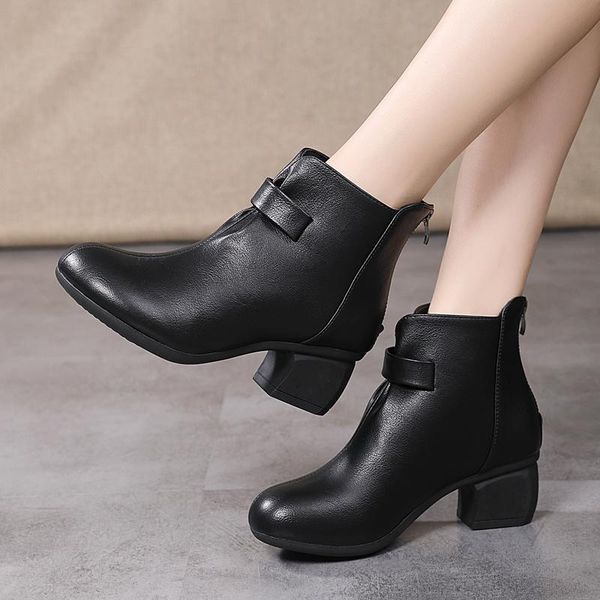 boots 2021 women's leather boots-women shoes zipper round toe winter footwear womens platform heels comfort, Black
boots 2021 women's leather boots-women shoes zipper round toe winter footwear womens platform heels comfort, Black