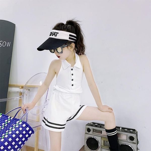 baby girl cotton jumpsuit summer korean version of the big boy sleeveless vest halter fashion children's clothing shorts, Black
baby girl cotton jumpsuit summer korean version of the big boy sleeveless vest halter fashion children's clothing shorts, Black