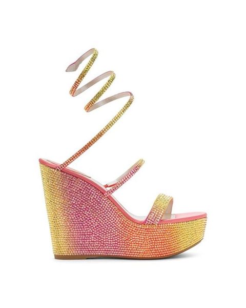 dress shoes pre fall women's designer ombre crystal snake-ankle tropical wedge sandals 2021 limited sale for women outfit, Black
dress shoes pre fall women's designer ombre crystal snake-ankle tropical wedge sandals 2021 limited sale for women outfit, Black