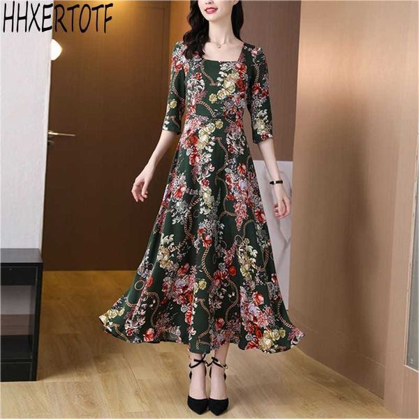 summer fashion elegant women loose square neck dress flower print dress half sleeve casual 210531, Black;gray
summer fashion elegant women loose square neck dress flower print dress half sleeve casual 210531, Black;gray
