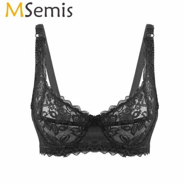 bras msemis women ultra-thin lace brassiere see through sheer hollow out unlined underwire bra lingerie intimates underwear, Red;black
bras msemis women ultra-thin lace brassiere see through sheer hollow out unlined underwire bra lingerie intimates underwear, Red;black