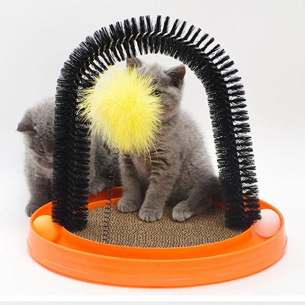 cat toys comfortable arch cats massager pet itching grooming supplies round fleece base kitten toy scratching device brus
cat toys comfortable arch cats massager pet itching grooming supplies round fleece base kitten toy scratching device brus