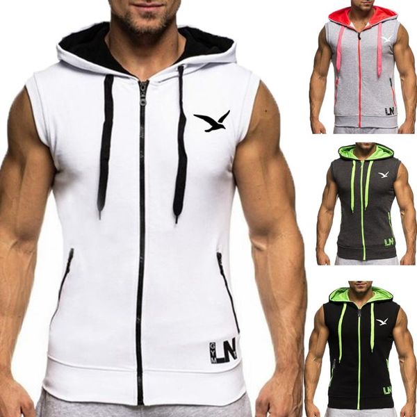 men's hoodies & sweatshirts zogaa plus size s-xxxl mesh sleeveless letter printing tank hooded vest, Black
men's hoodies & sweatshirts zogaa plus size s-xxxl mesh sleeveless letter printing tank hooded vest, Black