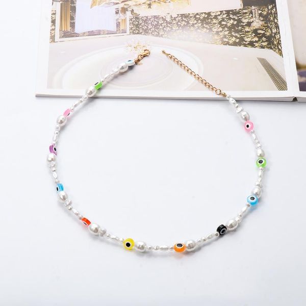 chains wholesale 2021 pearl necklace rainbow elegant classic korean fashion for women statement party neck chain, Silver
chains wholesale 2021 pearl necklace rainbow elegant classic korean fashion for women statement party neck chain, Silver
