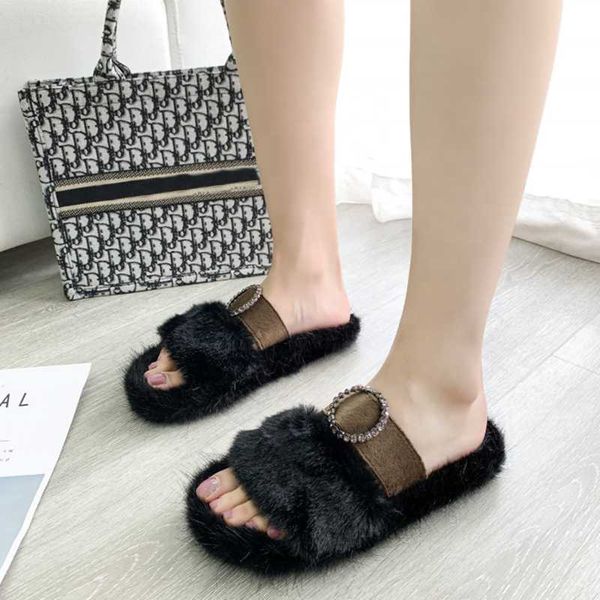 large size 43 fur band diamond metal daily flat warm shoes summer flip flop slippers sandals open round toe women, Black
large size 43 fur band diamond metal daily flat warm shoes summer flip flop slippers sandals open round toe women, Black