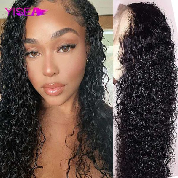 lace wigs yisea water wave front wig 13x4 human hair brazilian curly for women remy, Black;brown
lace wigs yisea water wave front wig 13x4 human hair brazilian curly for women remy, Black;brown