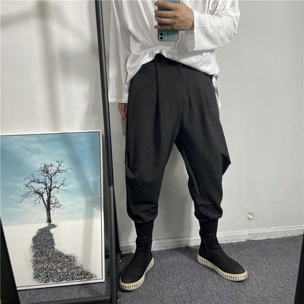 men's pants 2021 autumn simple black elastic non ironing leggings casual korean fashion pleated harlan
men's pants 2021 autumn simple black elastic non ironing leggings casual korean fashion pleated harlan