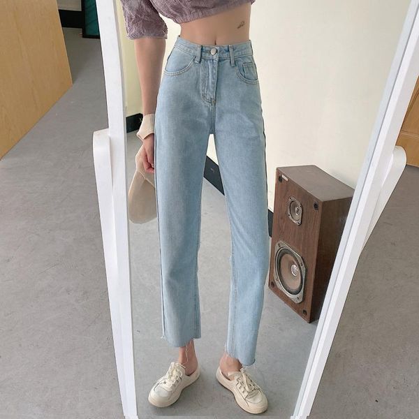 women's jeans small cropped for women 2021summer internet celebrity xuan ya high waist slimming loose pants thin, Blue
women's jeans small cropped for women 2021summer internet celebrity xuan ya high waist slimming loose pants thin, Blue