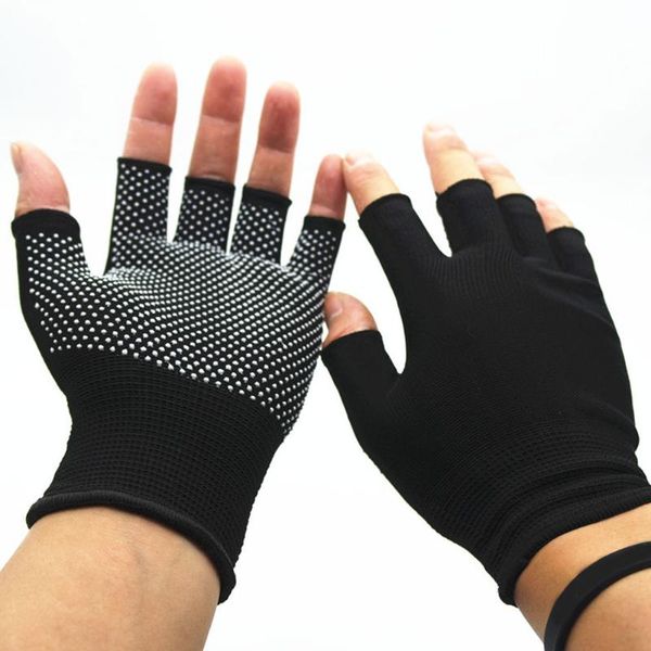 cycling gloves mountain bicycle half finger pvc anti-slip breathable nylon thread riding equipment accessories, Black
cycling gloves mountain bicycle half finger pvc anti-slip breathable nylon thread riding equipment accessories, Black