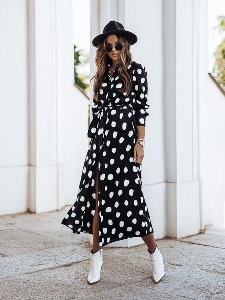 casual dresses 2021 summer long-sleeved tie button printed shirt dress women boho style print pleated loose ladies beach sundress, Black;gray
casual dresses 2021 summer long-sleeved tie button printed shirt dress women boho style print pleated loose ladies beach sundress, Black;gray