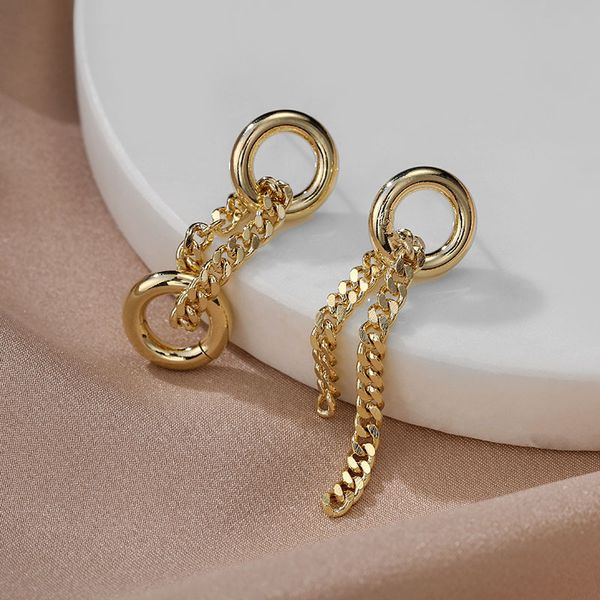 70% off luxury jewelry new style personality fashion asymmetric chain simple metal long earrings net red earrings s925 silver needle, Golden;silver
70% off luxury jewelry new style personality fashion asymmetric chain simple metal long earrings net red earrings s925 silver needle, Golden;silver