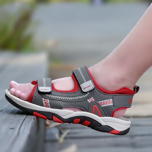 summer boys kid sandals children cut-outs rubber school shoes breathable open toe casual boy sandal 218 1vvv, Black;red
summer boys kid sandals children cut-outs rubber school shoes breathable open toe casual boy sandal 218 1vvv, Black;red