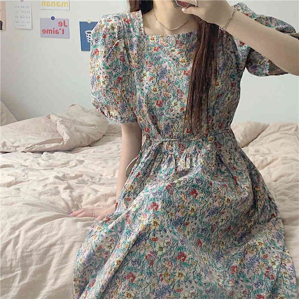 casual dresses women summer vintage cotton long flower dress sashes square collar puff sleeve split hem midi lrja, Black;gray
casual dresses women summer vintage cotton long flower dress sashes square collar puff sleeve split hem midi lrja, Black;gray