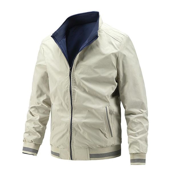 men's jackets spring autumn jacket men double sides wear casual slim fit military jaqueta masculina m-xxl clothing outerwear coat, Black;brown
men's jackets spring autumn jacket men double sides wear casual slim fit military jaqueta masculina m-xxl clothing outerwear coat, Black;brown