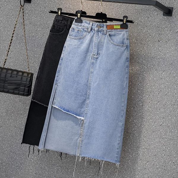 plus size 4xl denim street womens skirt wear high waist jeans straight pencil elegant summer, Black
plus size 4xl denim street womens skirt wear high waist jeans straight pencil elegant summer, Black