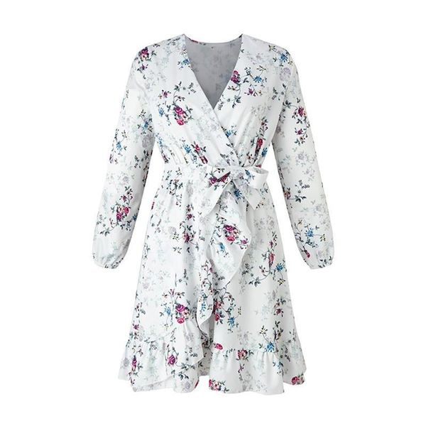 casual dresses autumn women floral print v-neck dress irregular ruffle long sleeve lace-up for daily and party, Black;gray
casual dresses autumn women floral print v-neck dress irregular ruffle long sleeve lace-up for daily and party, Black;gray