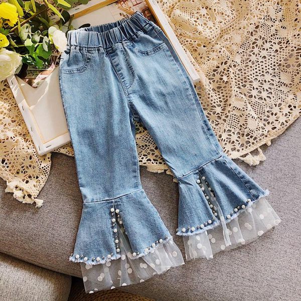 jeans fashion girl beaded lace pants kids baby princess denim pant trousers children clothes 2-10age, Blue
jeans fashion girl beaded lace pants kids baby princess denim pant trousers children clothes 2-10age, Blue