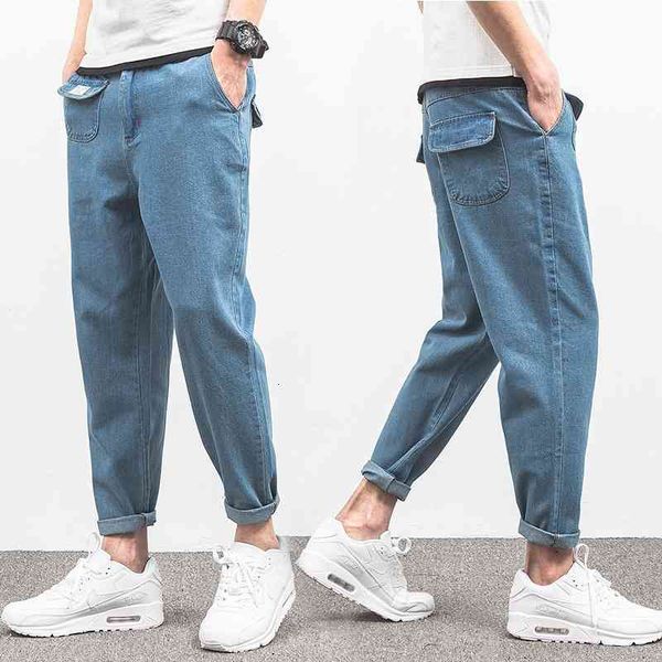 men's jeans autumn summer street fashion hong kong style retro denim harajuku casual men flying rat harem loose teenager jeans jw9, Blue
men's jeans autumn summer street fashion hong kong style retro denim harajuku casual men flying rat harem loose teenager jeans jw9, Blue
