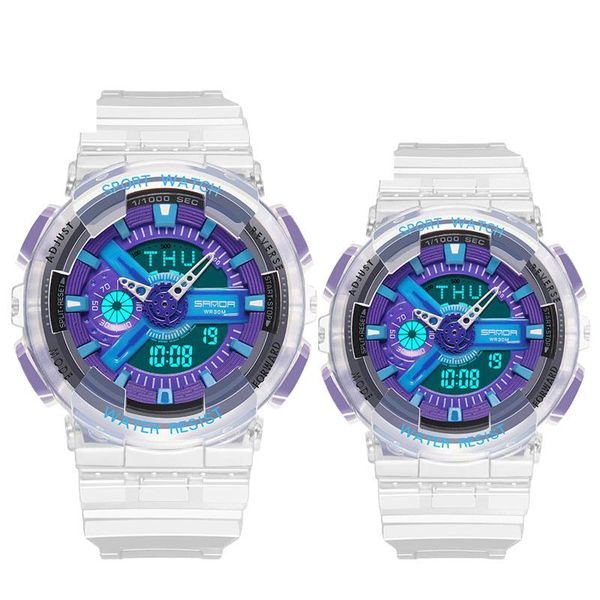 couple watch synoke brand digital display 50m waterproof watches for men women quartz wrist clock wristwatches, Slivery;brown
couple watch synoke brand digital display 50m waterproof watches for men women quartz wrist clock wristwatches, Slivery;brown