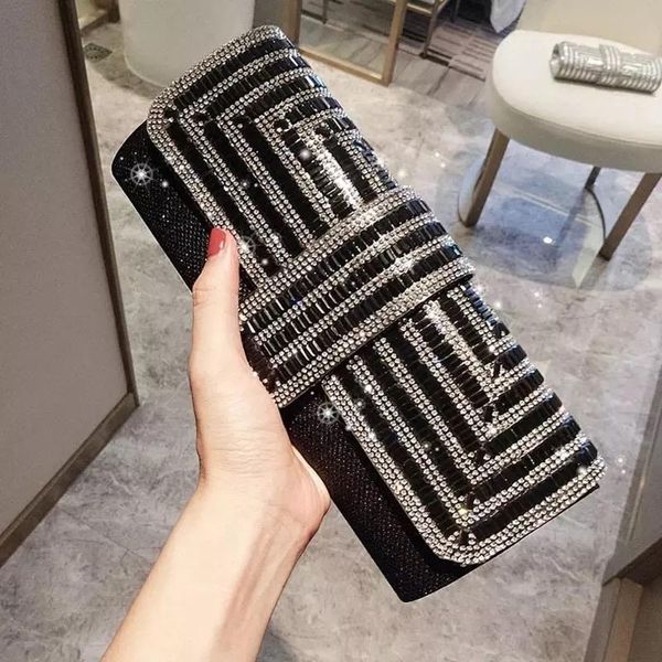 evening bags small black clutch purse elegant woman handbag lady party bag luxury wedding rhinestone clutches chain shoulder b389
evening bags small black clutch purse elegant woman handbag lady party bag luxury wedding rhinestone clutches chain shoulder b389
