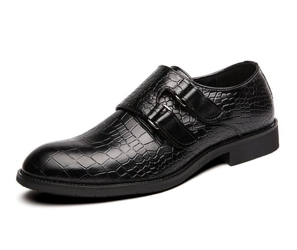 men business shoes splicing lace up leather male footwear pointed toe low heel formal wedding mens dress big size, Black
men business shoes splicing lace up leather male footwear pointed toe low heel formal wedding mens dress big size, Black