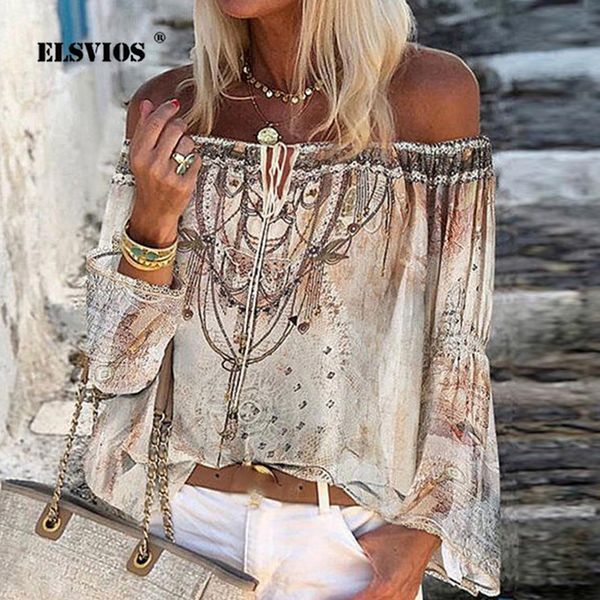 summer off shoulder floral print blouse shirts women elegant lace-up hollow out vintage flare sleeve ladies office blouses, White
summer off shoulder floral print blouse shirts women elegant lace-up hollow out vintage flare sleeve ladies office blouses, White
