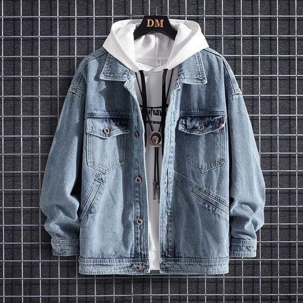 men's jackets 2021 fashion trend brand denim jacket spring and autumn simple retro style loose casual regular, Black;brown
men's jackets 2021 fashion trend brand denim jacket spring and autumn simple retro style loose casual regular, Black;brown