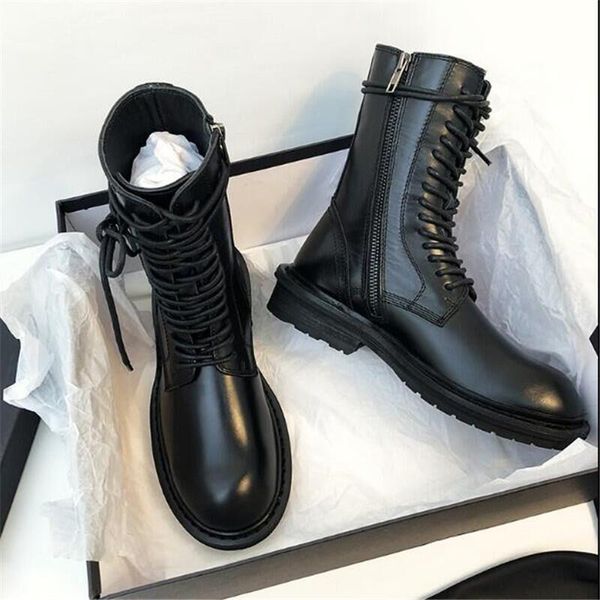 boots leather winter round toe women shoes lace up female zip black woman med heel short 2021
boots leather winter round toe women shoes lace up female zip black woman med heel short 2021
