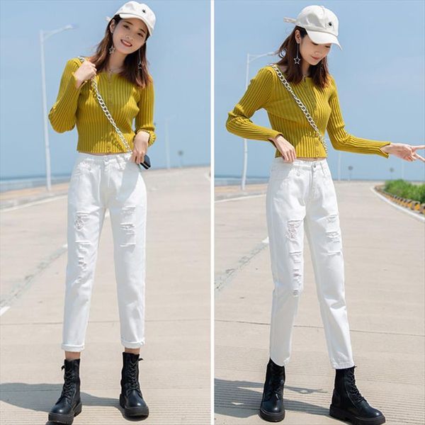 mom denim full length womens jeans long distressed white high waisted ripped for women vintage ladies baggy loose pants, Blue
mom denim full length womens jeans long distressed white high waisted ripped for women vintage ladies baggy loose pants, Blue