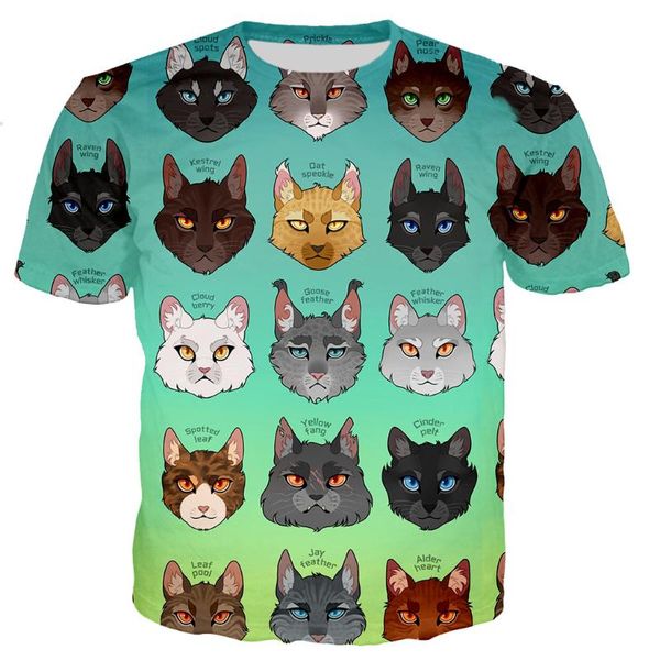 men's t-shirts cats t shirt men/women 3d printed casual harajuku style tshirt streetwear drop, White;black
men's t-shirts cats t shirt men/women 3d printed casual harajuku style tshirt streetwear drop, White;black