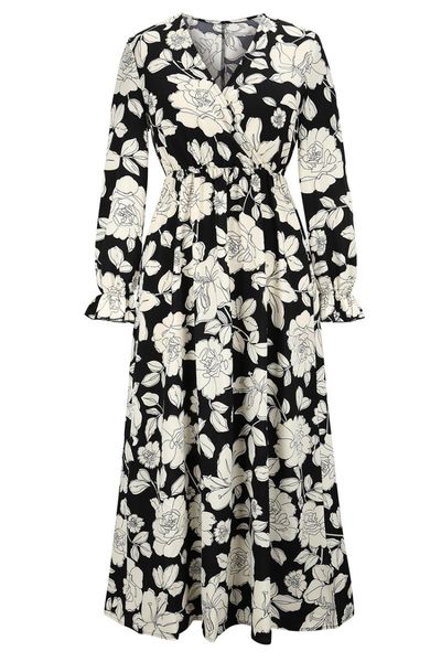 casual dresses summer fashion v-neck long sleeve elegant midi dress street wear for women 2021 wedding, Black;gray
casual dresses summer fashion v-neck long sleeve elegant midi dress street wear for women 2021 wedding, Black;gray