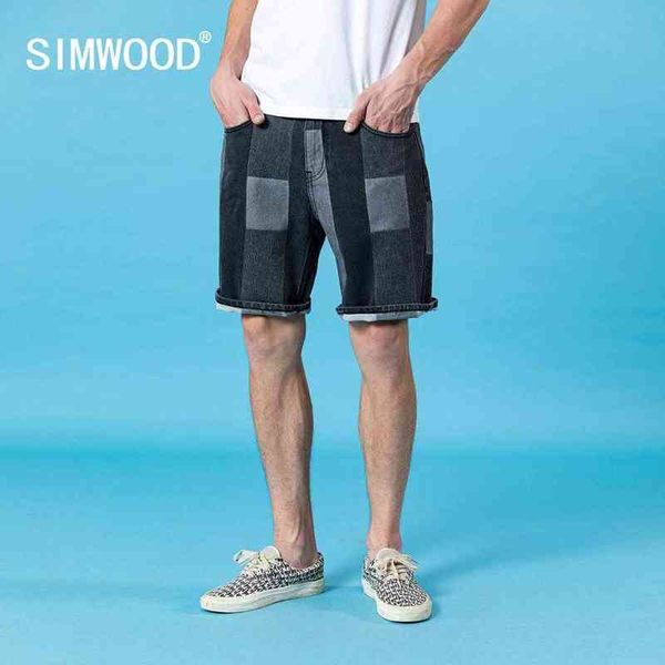simwood 2021 summer denim shorts men patchwork contrast color plus size fashion stonewashed 100% cotton shorts sj130384 g1209, White;black
simwood 2021 summer denim shorts men patchwork contrast color plus size fashion stonewashed 100% cotton shorts sj130384 g1209, White;black