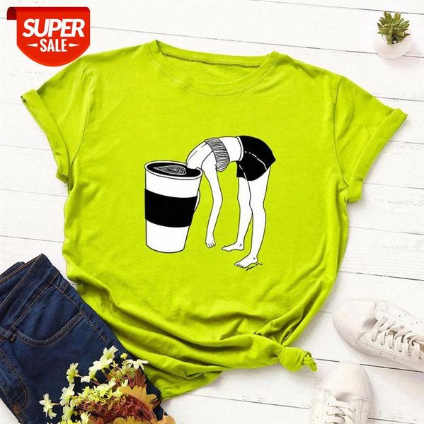 women's loose round neck short-sleeved cotton t-shirt t97 #f22h, White 
women's loose round neck short-sleeved cotton t-shirt t97 #f22h, White