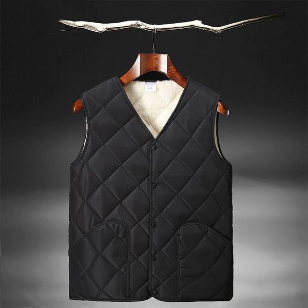 men's jackets men winter sleeveless vest black warm fleece thick diamond pocket casual slim fit brand waistcoat outwear xl-4xl, Black;brown
men's jackets men winter sleeveless vest black warm fleece thick diamond pocket casual slim fit brand waistcoat outwear xl-4xl, Black;brown