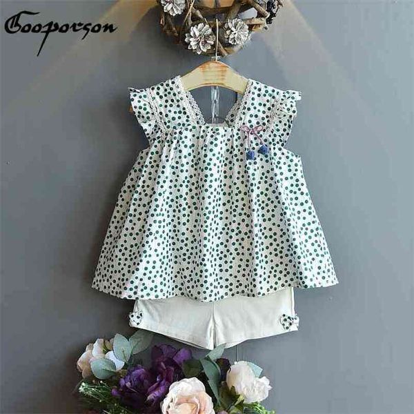 fashion little girls clothing set dots lace suspender shirt&bow tie shorts korean kids clothes cute toddler children outfits 210715, White
fashion little girls clothing set dots lace suspender shirt&bow tie shorts korean kids clothes cute toddler children outfits 210715, White