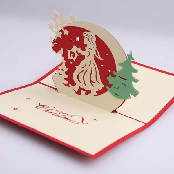 greeting cards 10x15cm christmas blessing card chritmas angel for children adults lovers paper sculpture party gift
greeting cards 10x15cm christmas blessing card chritmas angel for children adults lovers paper sculpture party gift
