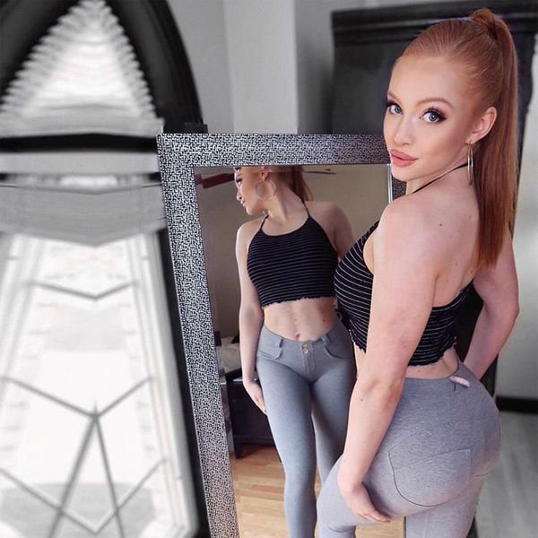melody gray yoga pants skin fit leggings booty lift women's set seamless sportswear running wear push up feaminina outfits, White;red
melody gray yoga pants skin fit leggings booty lift women's set seamless sportswear running wear push up feaminina outfits, White;red