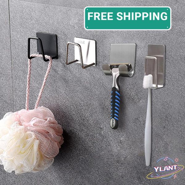hooks & rails kitchen sink sponge holder stainless steel self adhesive shelf drain rack toothbrush razor organizers 1/3/5pcs
hooks & rails kitchen sink sponge holder stainless steel self adhesive shelf drain rack toothbrush razor organizers 1/3/5pcs