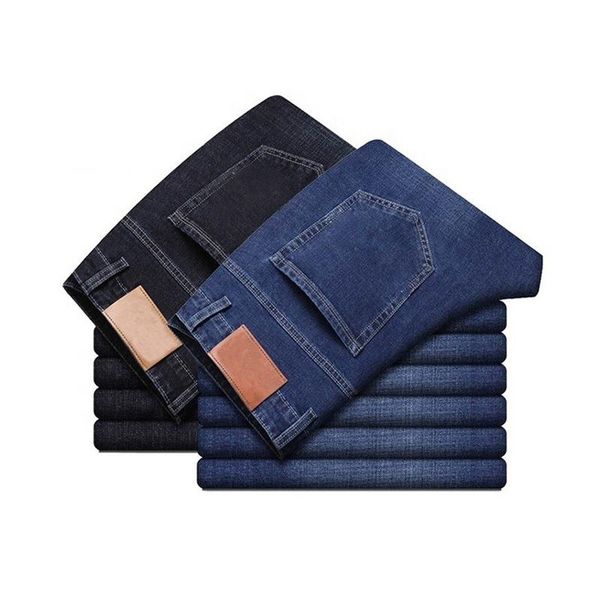 men's jeans fashion man straight simple pants men casual elastic denim trousers soft breathable custom washed, Blue
men's jeans fashion man straight simple pants men casual elastic denim trousers soft breathable custom washed, Blue
