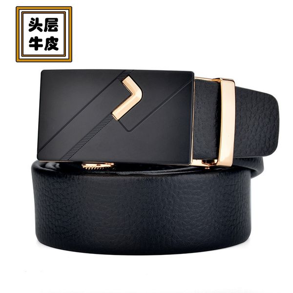 men's head automatic buckle business casual leather korean versatile trouser belt, Black;brown
men's head automatic buckle business casual leather korean versatile trouser belt, Black;brown
