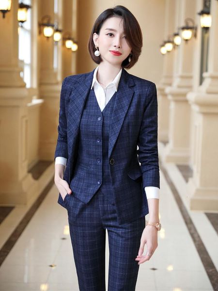 piece set business work uniform vest pants and blazer suit women plaid jacket office lady trousers autumn winter 2021 fashion women's t, White
piece set business work uniform vest pants and blazer suit women plaid jacket office lady trousers autumn winter 2021 fashion women's t, White