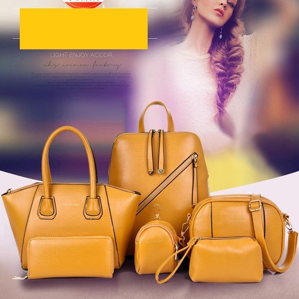 gaohe foreign trade wholesale autumn and winter 2021 style women's bag fashion six piece solid color pu single shou evening bags
gaohe foreign trade wholesale autumn and winter 2021 style women's bag fashion six piece solid color pu single shou evening bags