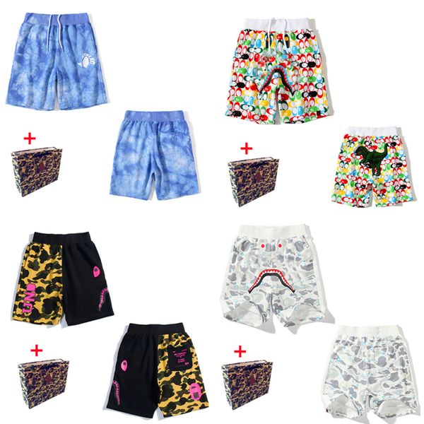 men's shorts women's beach pants couples shark head classic high-quality camouflage printed pant summer five-point luminous series, White;black
men's shorts women's beach pants couples shark head classic high-quality camouflage printed pant summer five-point luminous series, White;black