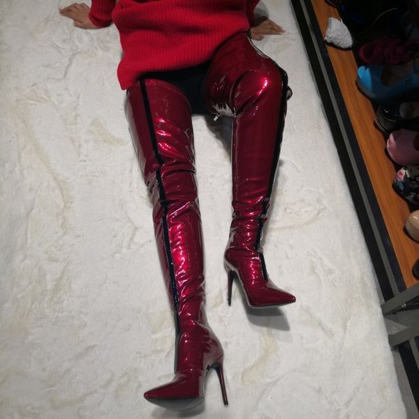 boots ol' winter women on the knee stiletto leaping tips from shoe fingers red wine women's party more usa size 5-15 k865, Black
boots ol' winter women on the knee stiletto leaping tips from shoe fingers red wine women's party more usa size 5-15 k865, Black