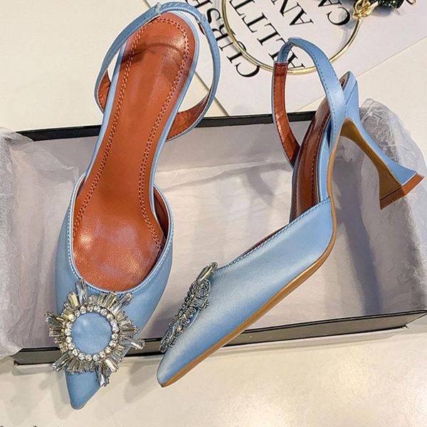 dress shoes plus size 42 fashion women crystal pumps satin pointed toe stilettos rhinestone heels slingback evening party sandal ro9, Black
dress shoes plus size 42 fashion women crystal pumps satin pointed toe stilettos rhinestone heels slingback evening party sandal ro9, Black