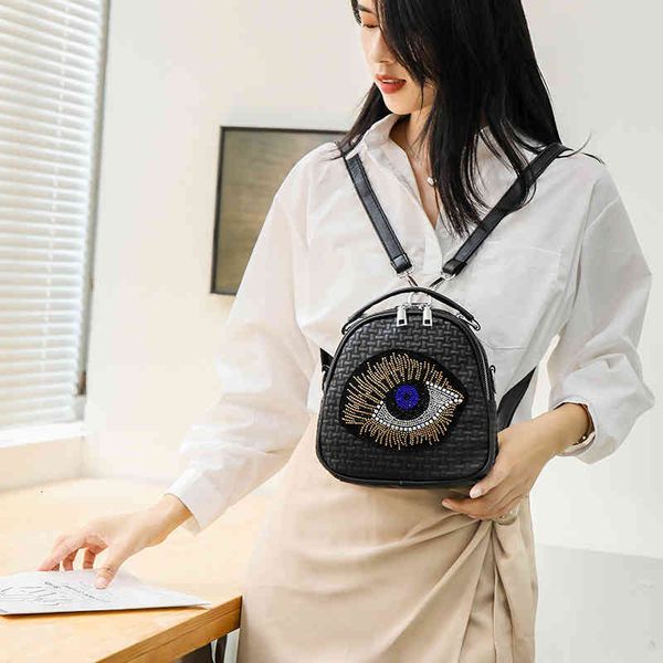 bags handbags pu mini backpack female 2021 korean fashion embroidered thread personalized big eyes hip hop travel, Black;red
bags handbags pu mini backpack female 2021 korean fashion embroidered thread personalized big eyes hip hop travel, Black;red
