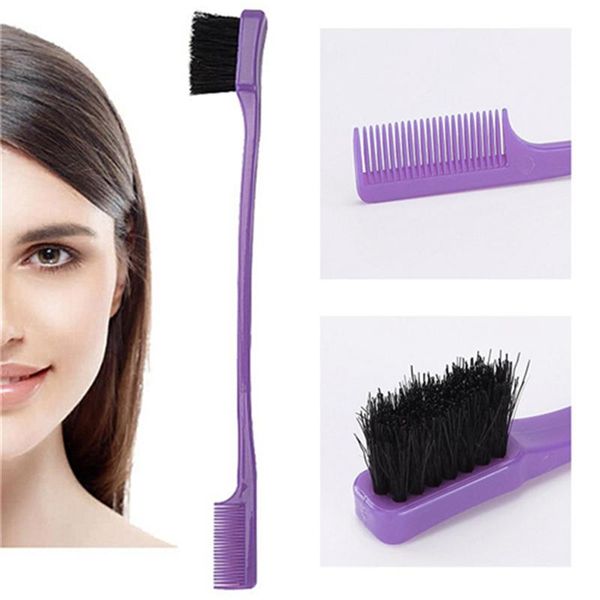 hair brushes beauty double side edge comb control brush for styling salon professional accessories eyebrow, Silver
hair brushes beauty double side edge comb control brush for styling salon professional accessories eyebrow, Silver